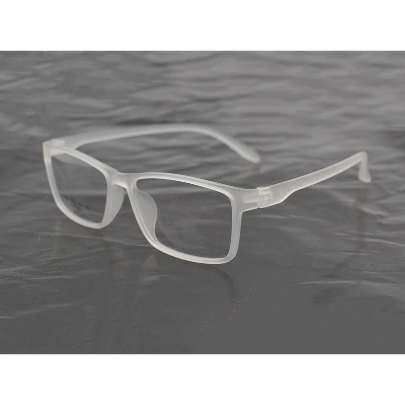 

Fashion TR90 Women Men Transparent Glasses Frames Photochromic Frame One-Pcs No Screw Spectacles Customize Prescription Lens N5