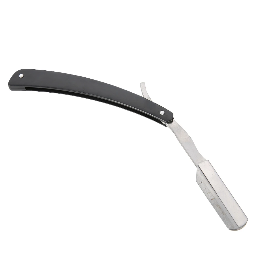 Углеродистая сталь Парикмахерская Бритва для бровей держатель ножа Складной инструмент для бритья