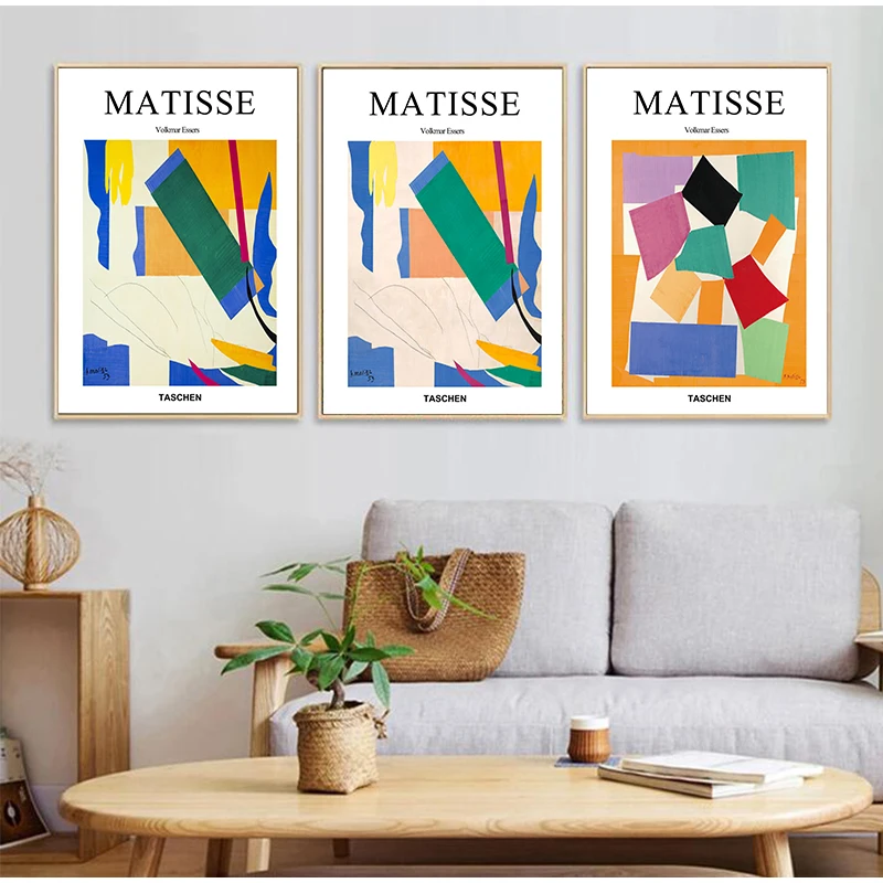 YUMEART Matisse Vogue плакат и принты абстрактная Геометрическая красочная настенная