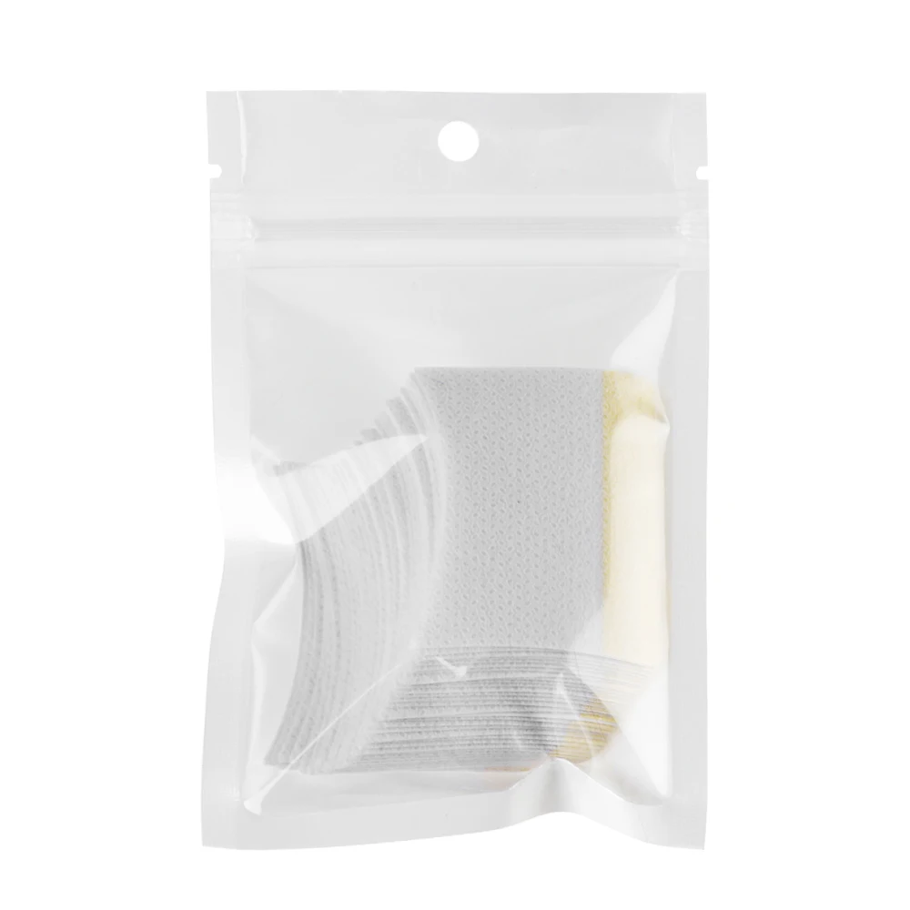 40PCS Disposable White False Eyelashes Cotton Pads Antistimulation Under Eye Pads Eyelashes Extension Removing Accessory