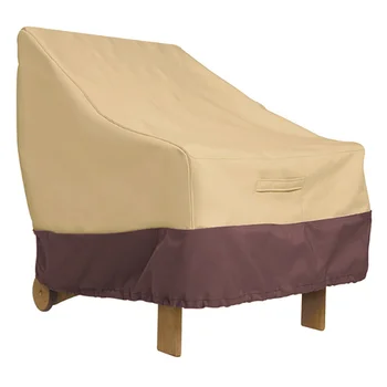 

Outdoor Stackable-Chair Patio Furniture Cover, Waterproof Deep Seat Lounge Chair Cover, High Back 210D Oxford Patio Chair Cover