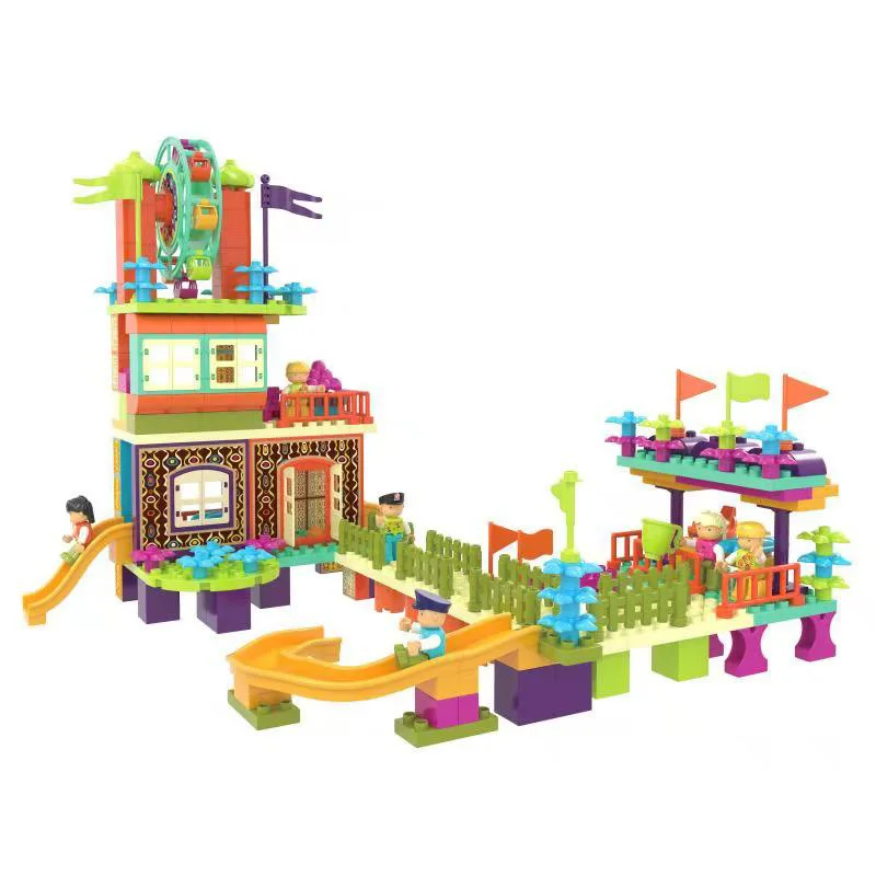 

NUKied Pop Impression Series Luxury Large Particles Children Inserted Building Blocks Early Childhood Boys And Girls Educational
