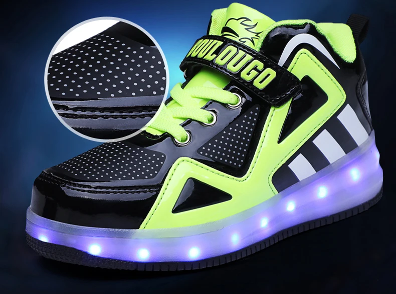 Heelys светильник на колесиках; обувь с роликовыми светодиодами; детская обувь для девочек и мальчиков; Светящиеся кроссовки; рождественские подарки