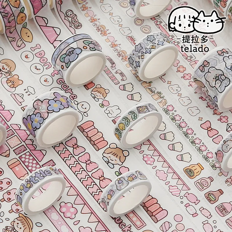 Kawaii Cute Bear Bakery Lovely Washi Masking Tape Japanese Tape For Sc