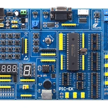 PIC SCM обучающая макетная плата PIC-EK с микроконтроллером PIC16F74 имеет много процедур
