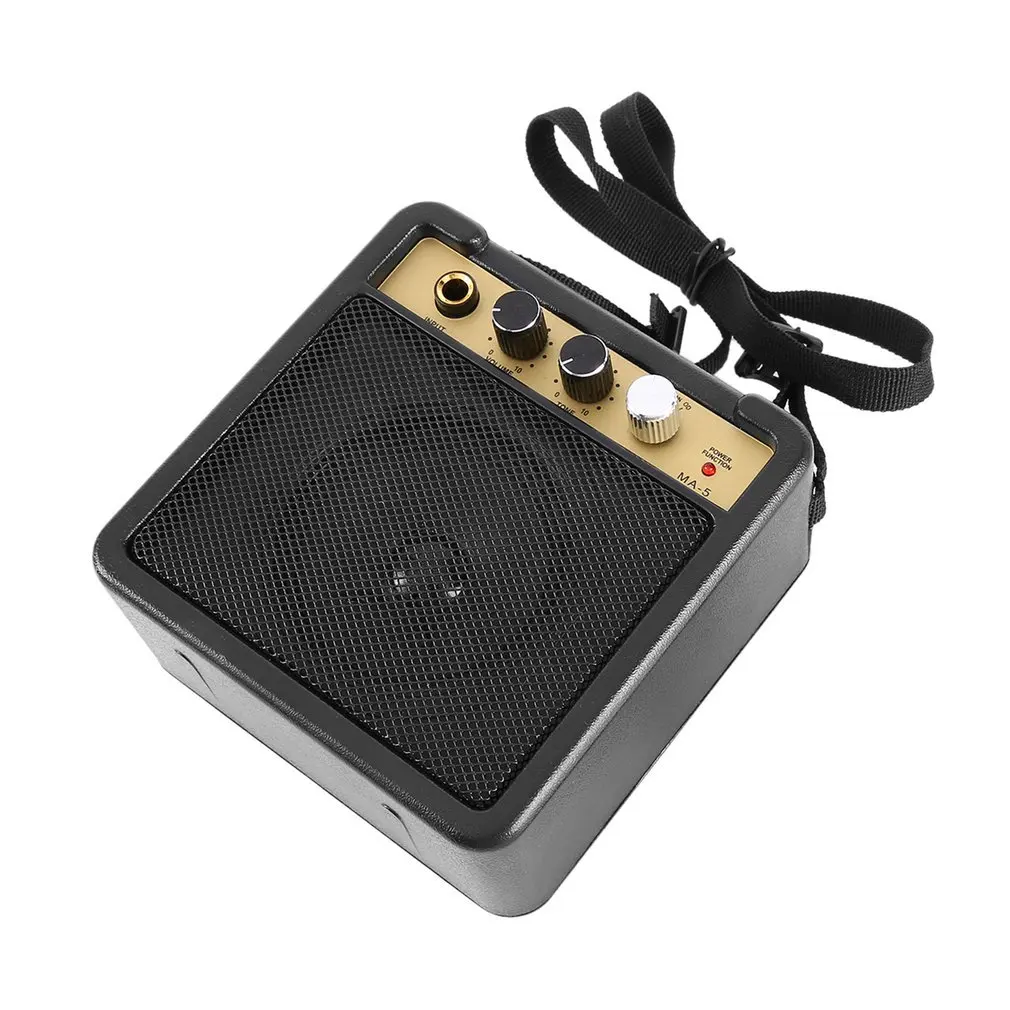 Mini Guitar Amplifier Amp With Back Clip Speaker Accessories For Acoustic Electric E-WAVE hot 2019 | Электроника