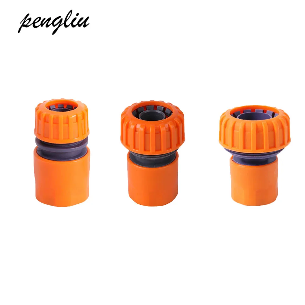 

3Pcs 3/4"1/2” 1” Inch Garden Water Connectors Irrigation Quick Connector For Diameter 20mm Water Hose Connect to Spray Connector