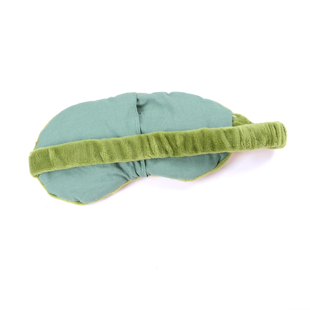 3D Sad Frog Sleep Mask Natural Sleeping Eyeshade Cover Shade Eye Patch Women Men Soft Portable Blindfold Travel Eyepatch eye mask eye patch
