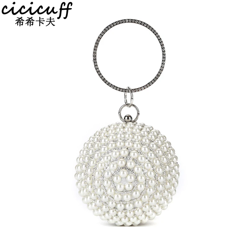 spherical clutch bag