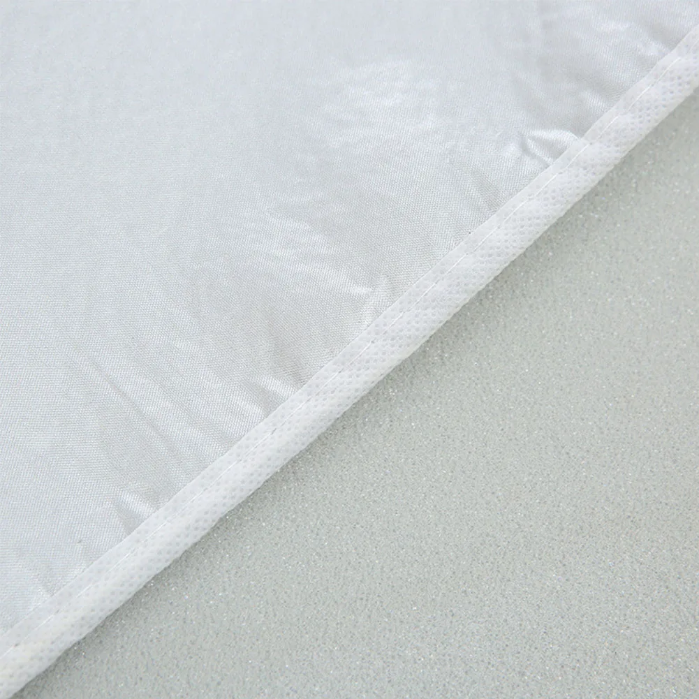 Бытовая Нескользящая эластичная кромка теплоотражающая плоская гладильная доска, покрытие с мягкой защитой, универсальная однотонная с серебряным покрытием