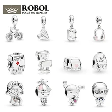 PDB ZZ 44 RLLEN 1:1, новинка, 925 пробы, серебро, срок службы, предварительный просмотр, велосипедный отсек, сумка, чемодан, семейная серия, очаровательные бусины