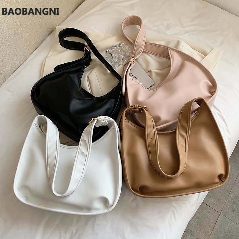 

Large Capacity Retro PU Leather Crossbody Shoulder Bags for Women Summer Ladies Trendy Handbags Big Purses