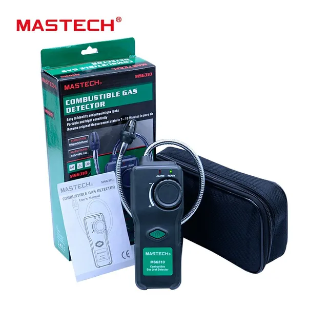 Detektor Gas MASTECH MS6310 Uji Meter Detektor Kebocoran Gas Mudah Terbakar untuk Cat Butana Alami Lebih Tipis Penganalisis Gas Yang Mudah Terbakar|Penganalisa Gas| - AliExpress