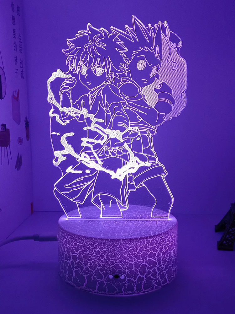 хантер х Джи киллуа HUNTERxHUNTER GON ve KILLUA для дома украшения ночник аниме фигурки декор