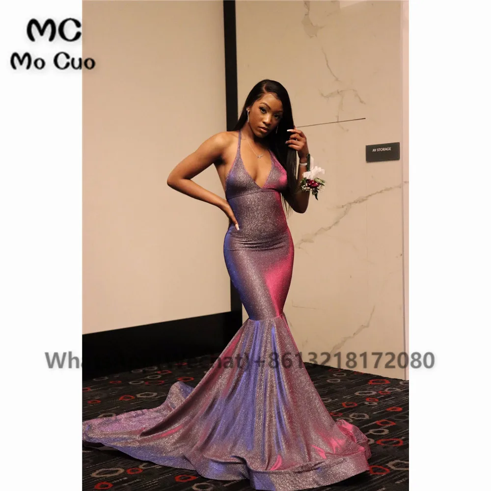 sparkly-gradient-empire-plunging-v-neck-halter-mermaid-prom-dress