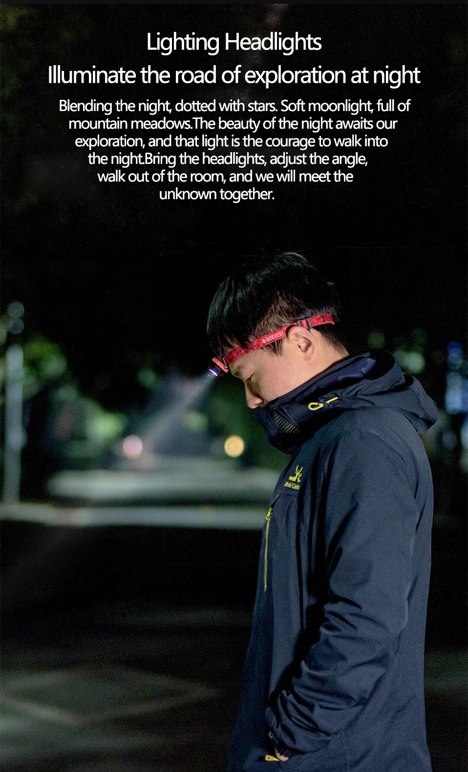 Xiaomi BeeBest LED Headlight Portable Outdoor CREE LED Flash Light