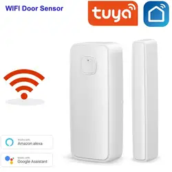 Tuya Smart WiFi Door Sensor WiFi Gate Magnet Door Open / Closed Detectors Anti-theft Door Sensor Smart Life Battery Not Included