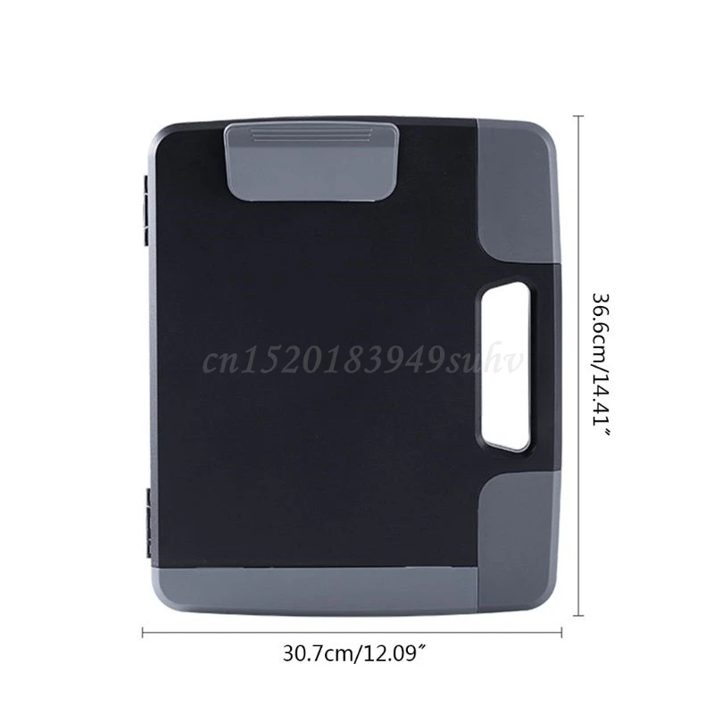 File Folder Portable A4 Files Document Clipboard Storage Case Organizer Holder Office Supply