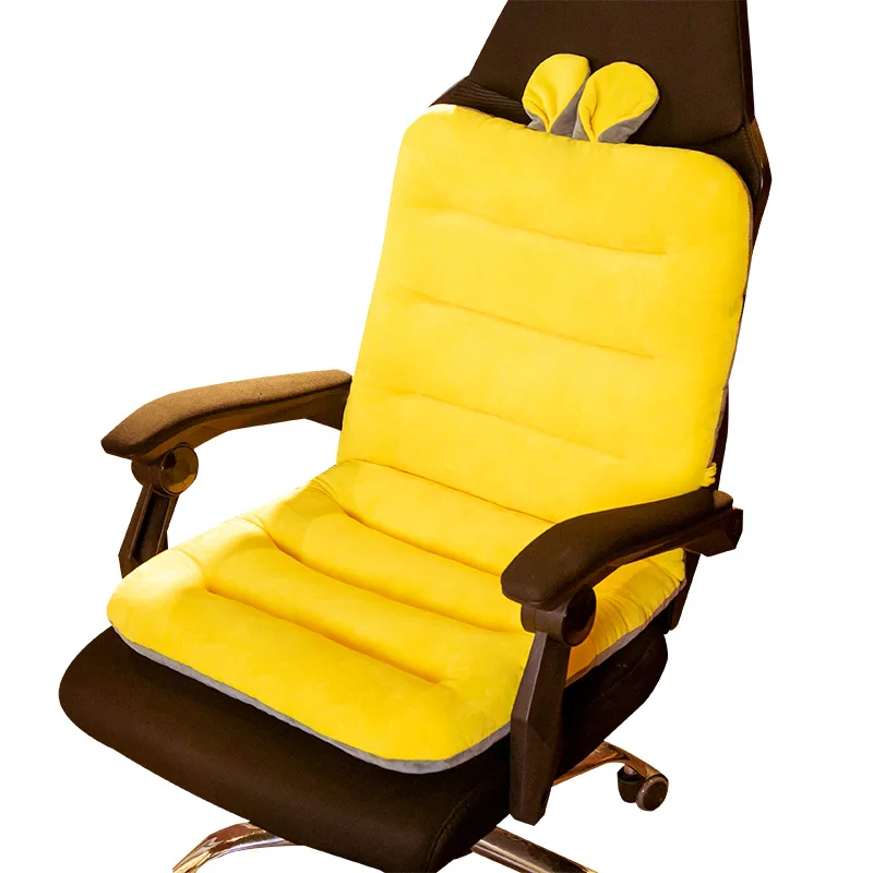 Cute Plush Double-sided Available Seat Cushion For Office Chair