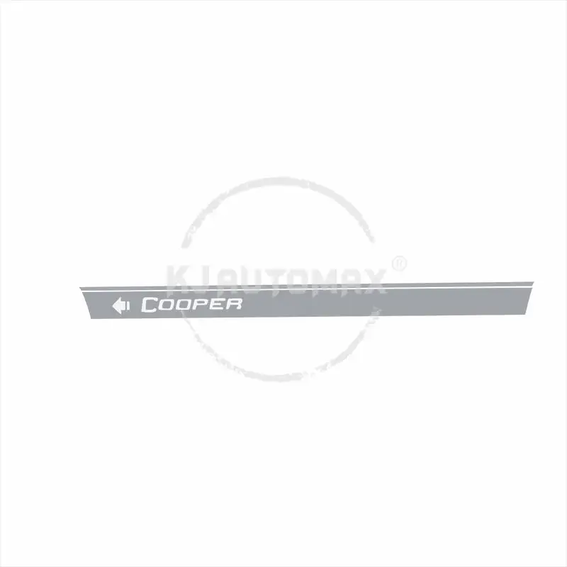 KJAUTOMAX для Mini Cooper R50 R53 R55 R56 R60 F55 F56 боковые гоночные полосы черный красный серебряный золотой белый#6 наклейка Cooper