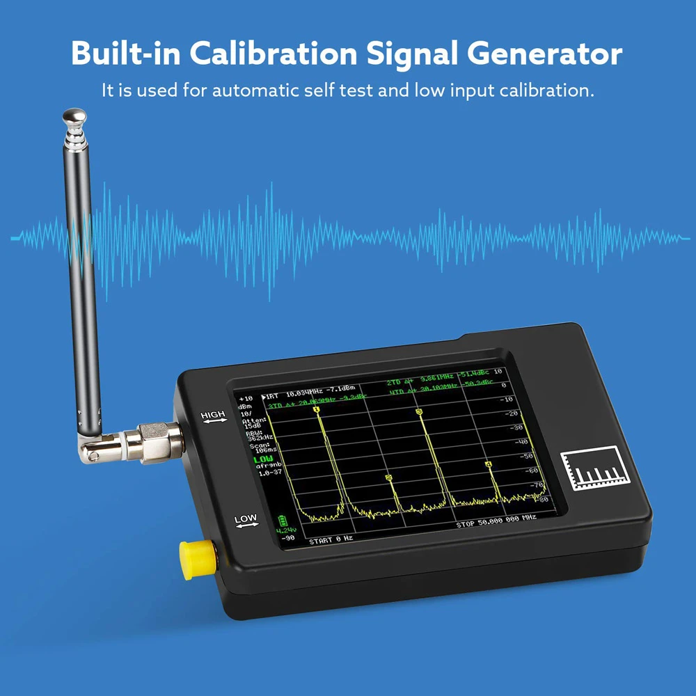 Tinysa 2.8inch Handheld Tiny Spectrum Analyzer Touch Screen Portable