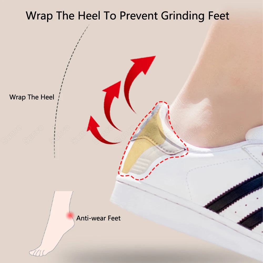 Shoe Heel Sticker Insoles for Women Sneakers Running Shoes Size Reducer High Heel Liner Grips Protector Pad Pain Relief Inserts