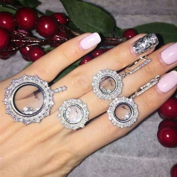 

cp59 Luxury Designer Fashion 925 Sterling Silver Jewelry zirconia shinning for lady women,cute&sweet paa