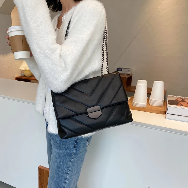 LEFTSIDE Embroidery Thread Small PU Leather Crossbody Bags For Women 2021 Trend Women's Branded Trending Shoulder Handbags
