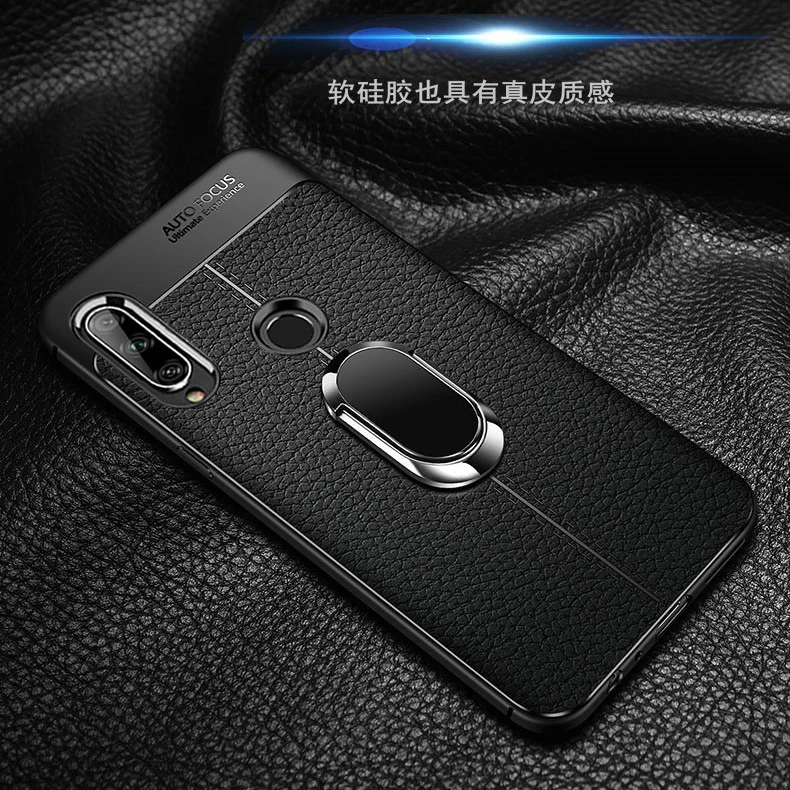 

For Motorola Moto G8 Plus G8Play Case Luxury Leather texture With Stand Ring Magnet back cover case for moto one macro G8 Power