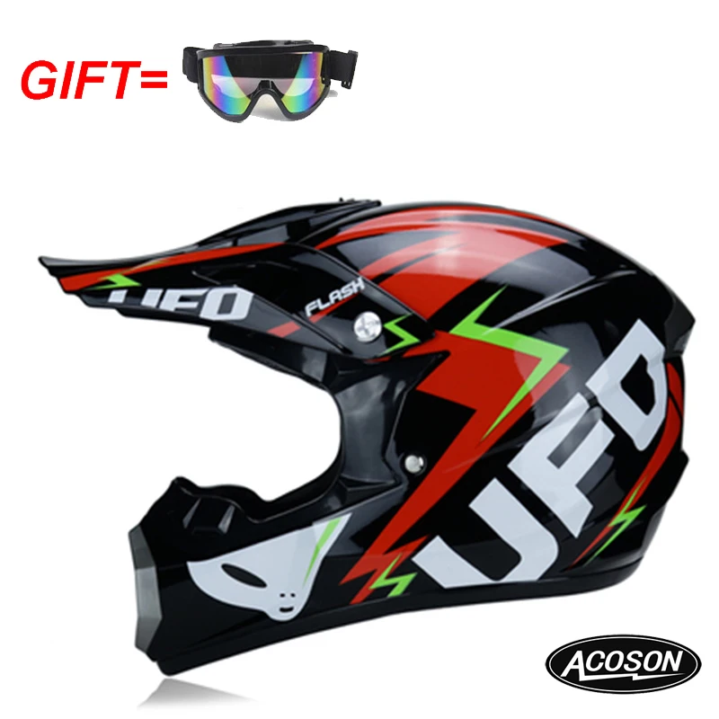 Motorcycle cross helmet for motorcycle helmet down MTB DH off road motorcycle cross racing helmet point with goggles