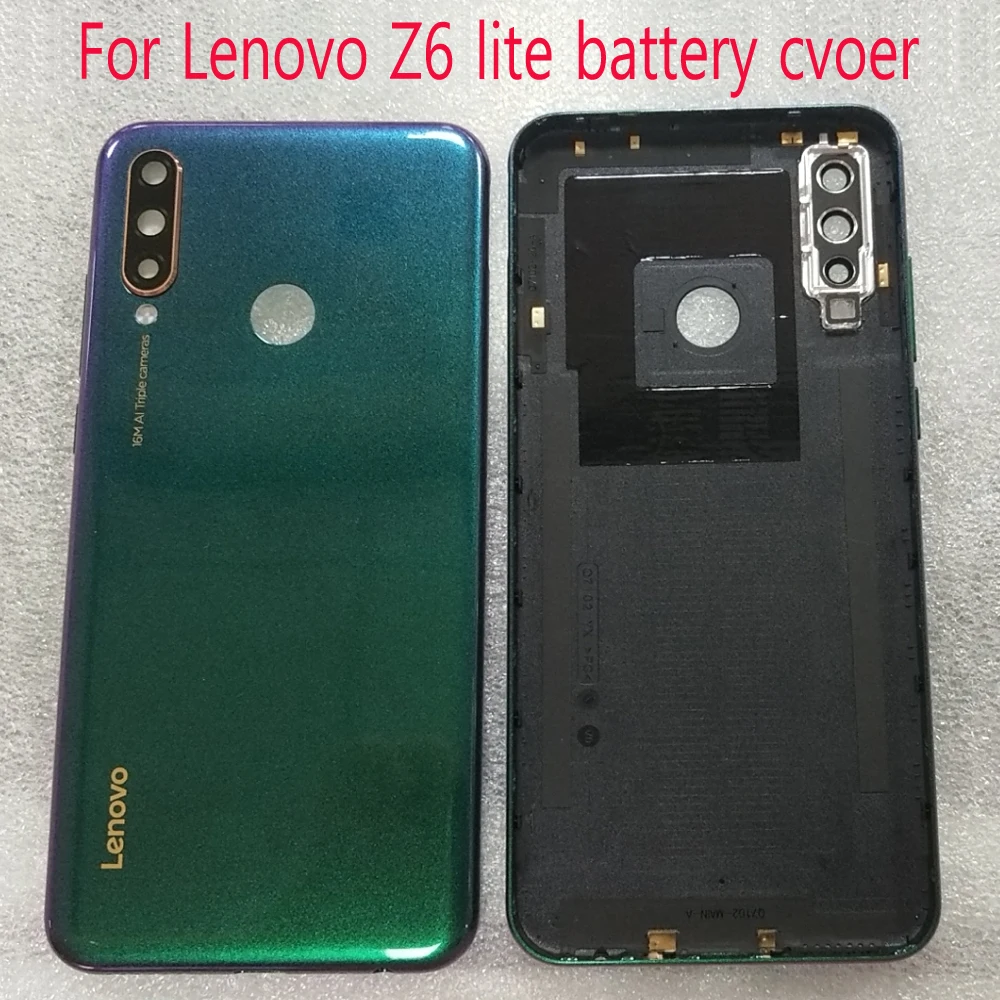 Для lenovo Z6 lite z6lite Задняя крышка батареи официальный чехол с кнопками громкости питания Корпус Запасные части