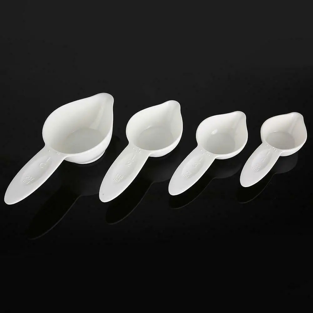 4 шт. чашки для приготовления кофе, чая, легкие Аксессуары для выпечки, набор бытовой мерной ложки, портативные весы со швом Брайля, кухонный инструмент