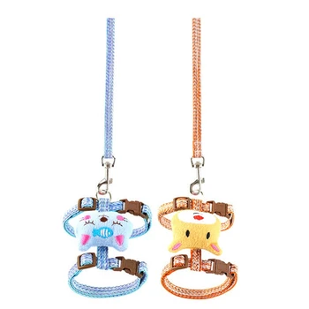 

Pet Supplies I-Shaped Walking Cat Rope Anti-Break Free Comfortable Cat Traction Adjustable Cat Rope