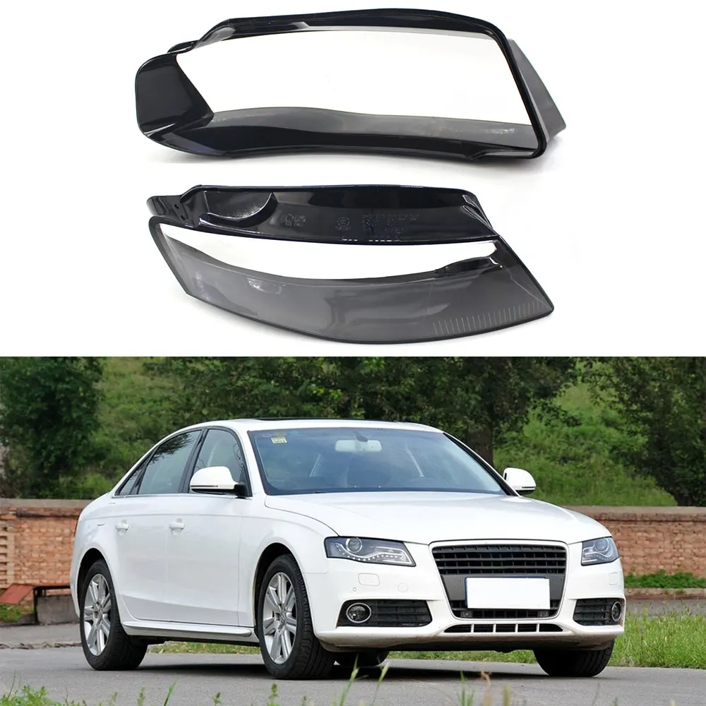 Левая/правая передняя фара, абажур, прозрачная линза, крышка для фар, чехол для линз, абажур для Audi A4 B8 2009-2012