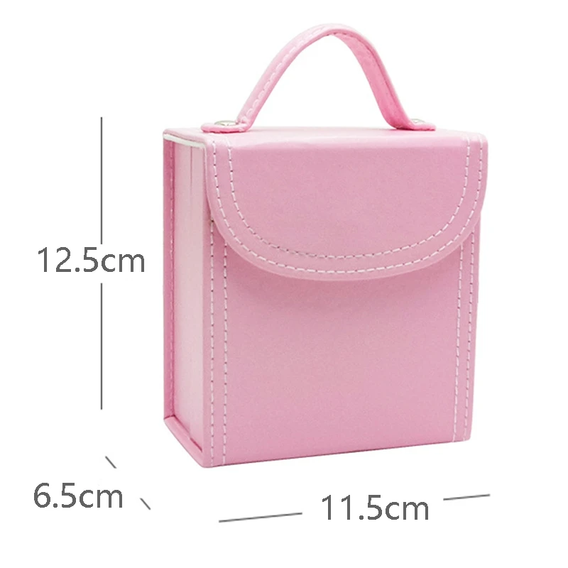 Mini Portable Necklace Makeup Storage Box Travel Finishing Storage Bag Folding Storage Bag