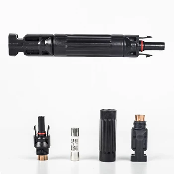 

Fuse solar Connector 15A Solar PV Connector Fuse protection 1000 VDC Male to Fem PV Photovoltaic