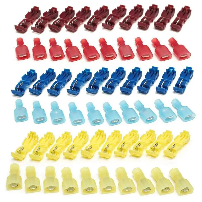 30PCS Quick Electrical Cable Connectors Snap Splice Lock Wire Terminal