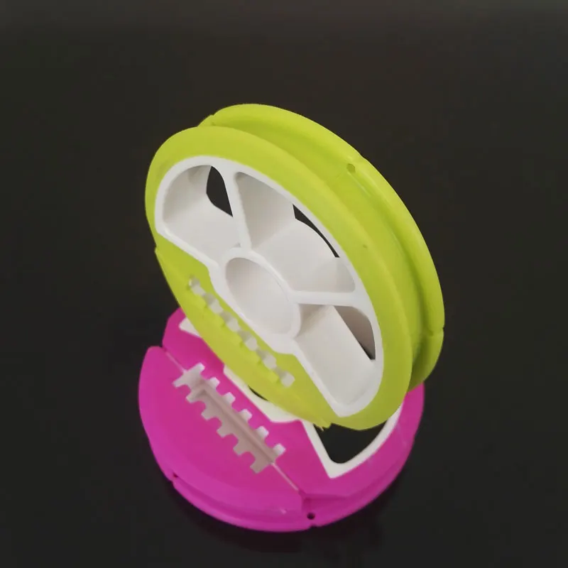 

JIGEECARP 1pc Round Silicone Line Holders Fishing Tool Main Line Leader Rig Storage Tackle Fishing Accessories