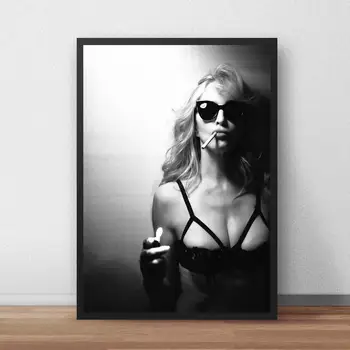 

Wall Art Poster Madonna Ciccone HD Prints Modular Black and White Picture Canvas Singer Painting Home Decoration For Living Room