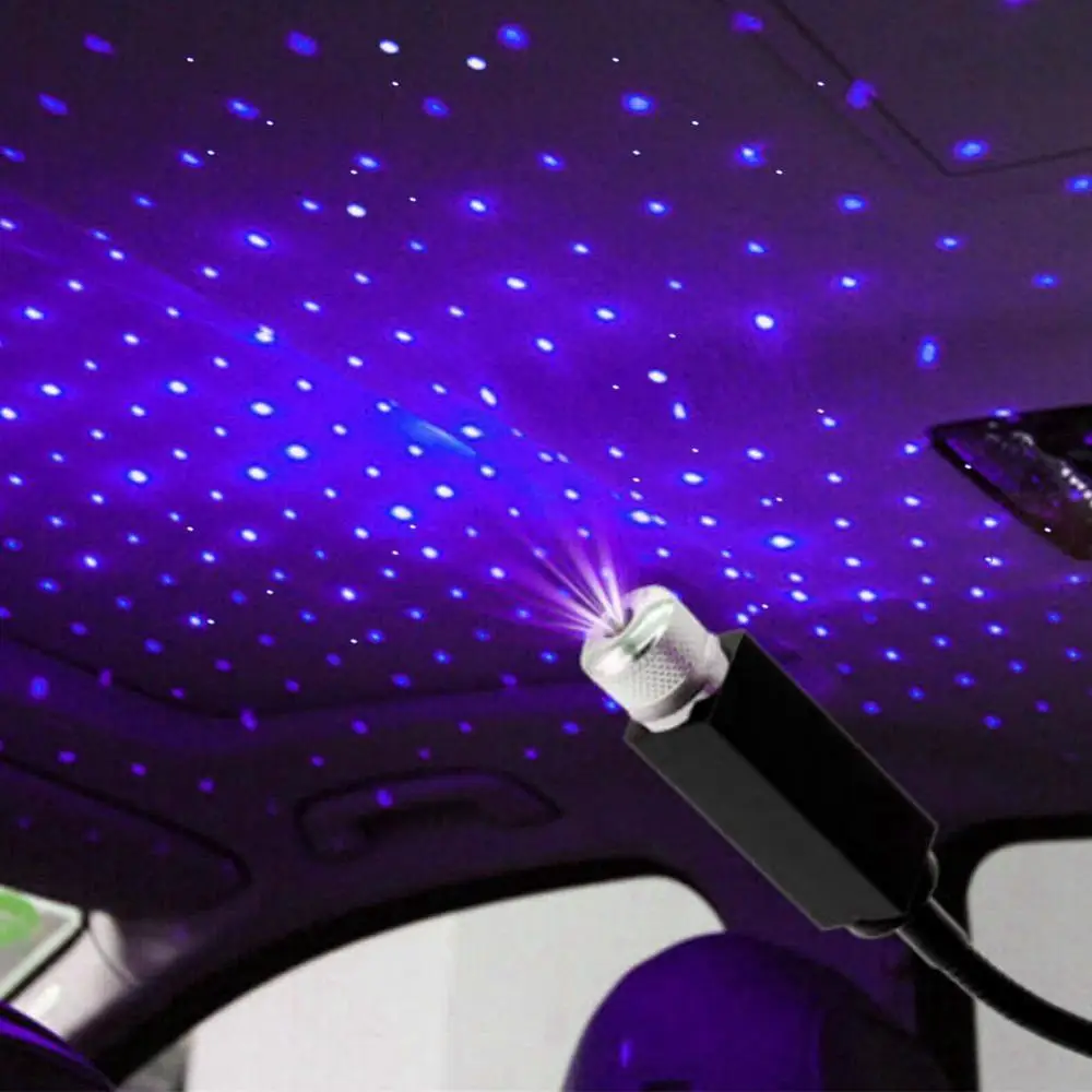 LED Car Roof Star Night Light Projector Atmosphere Galaxy Lamp USB Decorative Lamp Adjustable Multiple Lighting Effects LED Car Roof Star Night Light Projector Atmosphere Galaxy Lamp USB Decorative Lamp Adjustable Multiple Lighting Effects