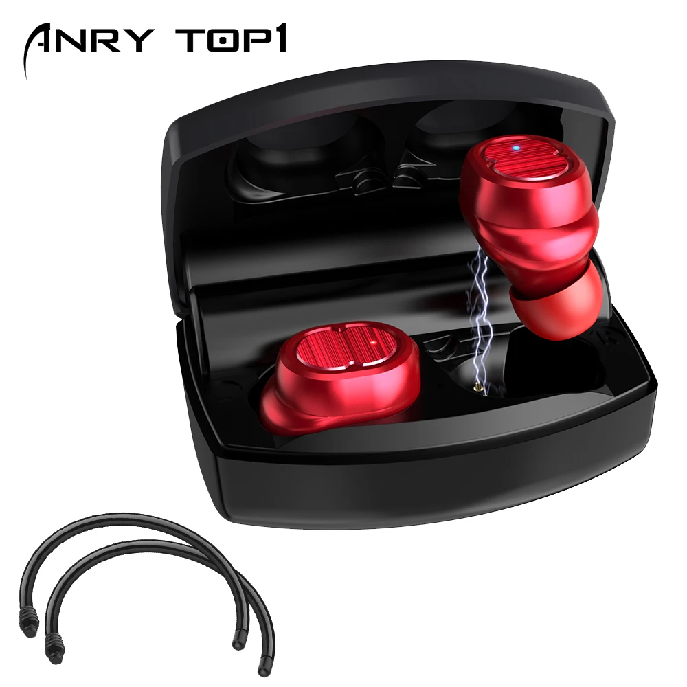 

Wireless Earbuds Extreme Subwoofer Bass True Dual Microphones Bluetooth 5.0 IPX5 Waterproof Mini Charging box HiFi Stereo Sound