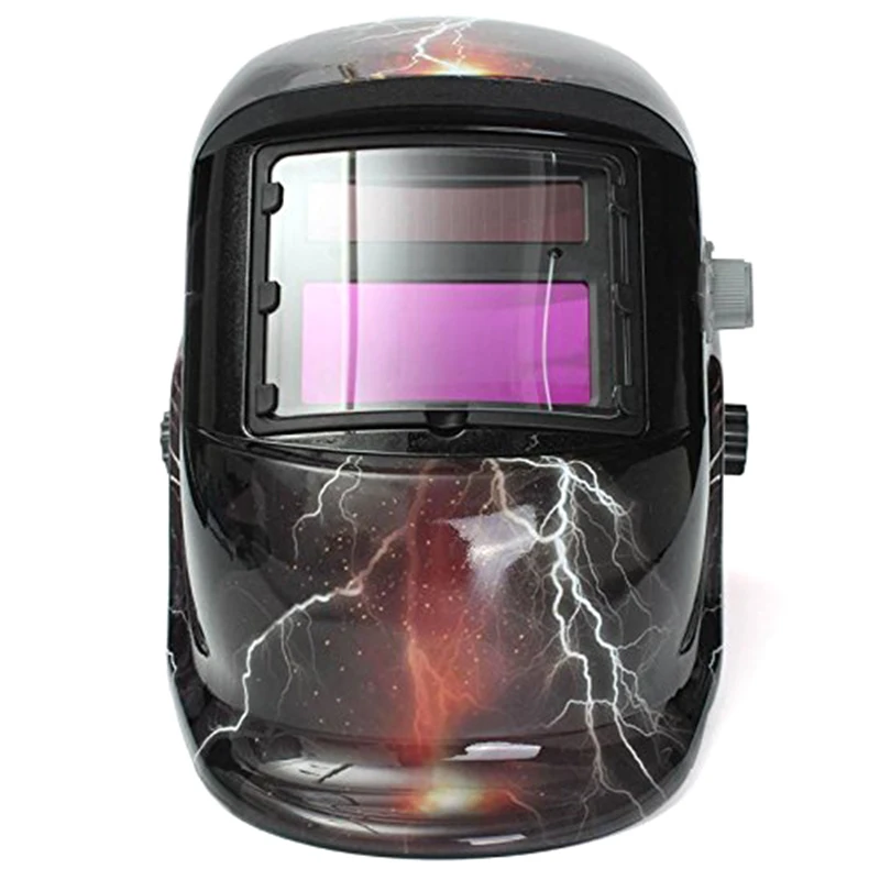 lightning skull Solar powered automatic welding mask