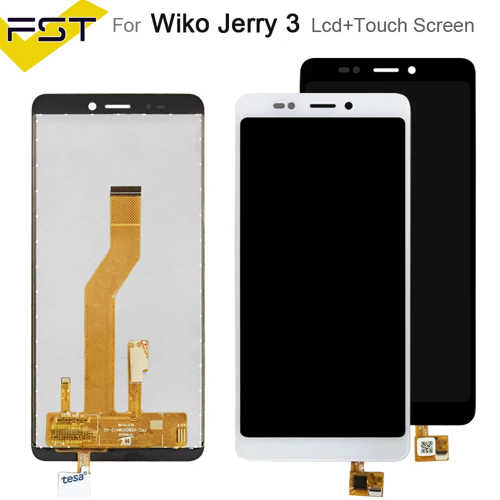 Для Wiko jerry/Jerry 2/Jerry 3/Jerry 4 ЖК-дисплей с кодирующий преобразователь сенсорного экрана в сборе Запчасти+ Инструменты+ клей