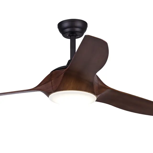 Fashion 52 Inchtled Ceiling Fans With Lights Remote Dimming