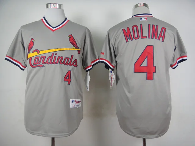 AS PICTURE Мужская футболка с надписью «Molina Stan Musial Matt Carpenter Ozzie Smith FLEX& Cool Base» - Цвет: AS PICTURE