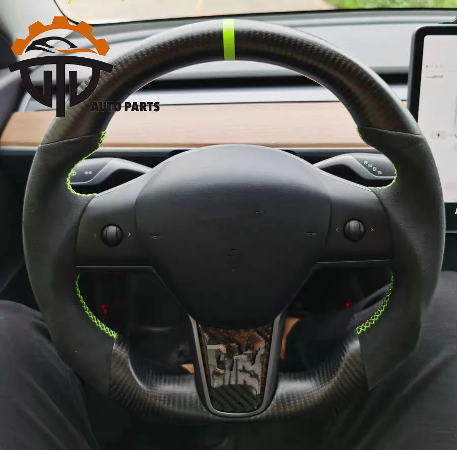 matt carbon fiber steering wheel for Tesla Model 3 19 - Racext matt carbon fiber steering wheel for Tesla Model 3 - - Racext 18