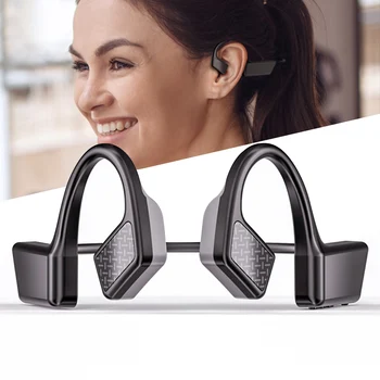 

Bone Conduction Bluetooth Earphone with Mic, Wireless Bluetooth 5.0 Stereo Headset for Running, Exercise, Fitness