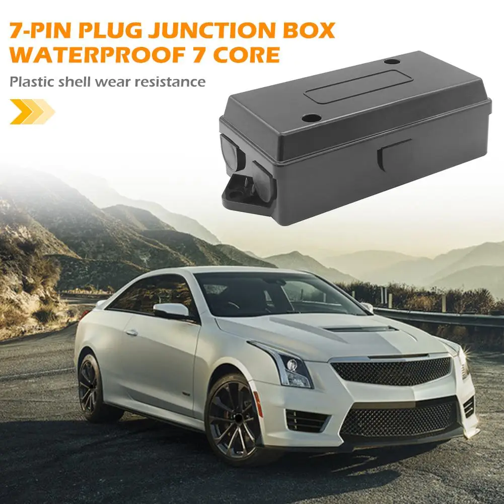 

Connector 7 Gang Junction Box Ergonomic Design for Comfortable Holding Weatherproof Electrical Wire for Camper RV