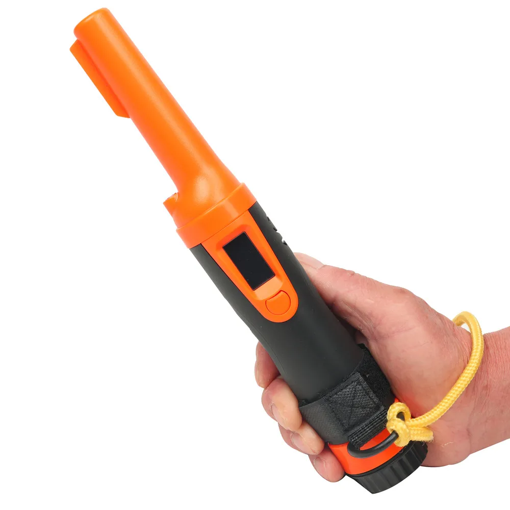 Fully Waterproof Pinpointer Orange LCD Handheld Metal Detector Depth 3meters/16.5Ft for Adults and Kids Gift | Инструменты