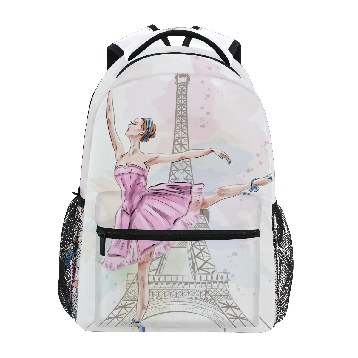 ALAZA Elegante Mochila Grande Personalizada Portátil IPad Tablet Viaje Mochila Escolar Con Múltiples Bolsillos, Multicolor 10, Computadora Portátil